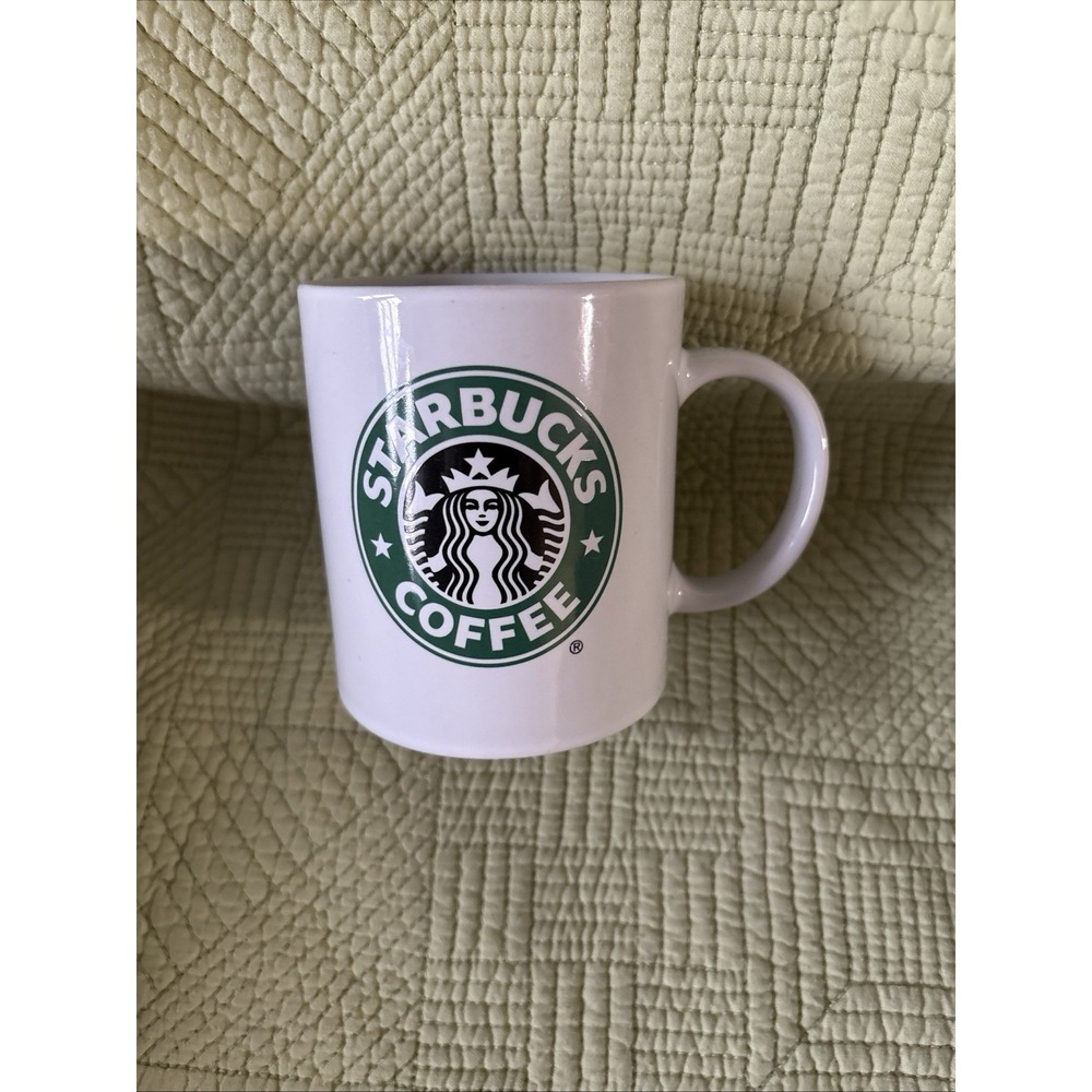 Starbucks Original White Green Coffee Mug Tea Cup